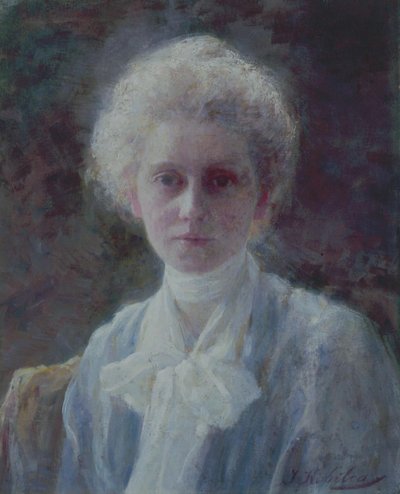 Portrait of Albine Arndt by Ivana Kobilca
